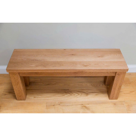 Rustic Oak : Ghế Bench Gỗ Sồi - 90cm 